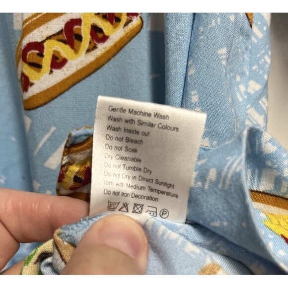 The Hawaiian Shirt by Rowdy Gentleman Abstract Food Print Button Up Men Large - Picture 6 of 6